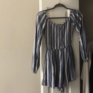 off the shoulder romper